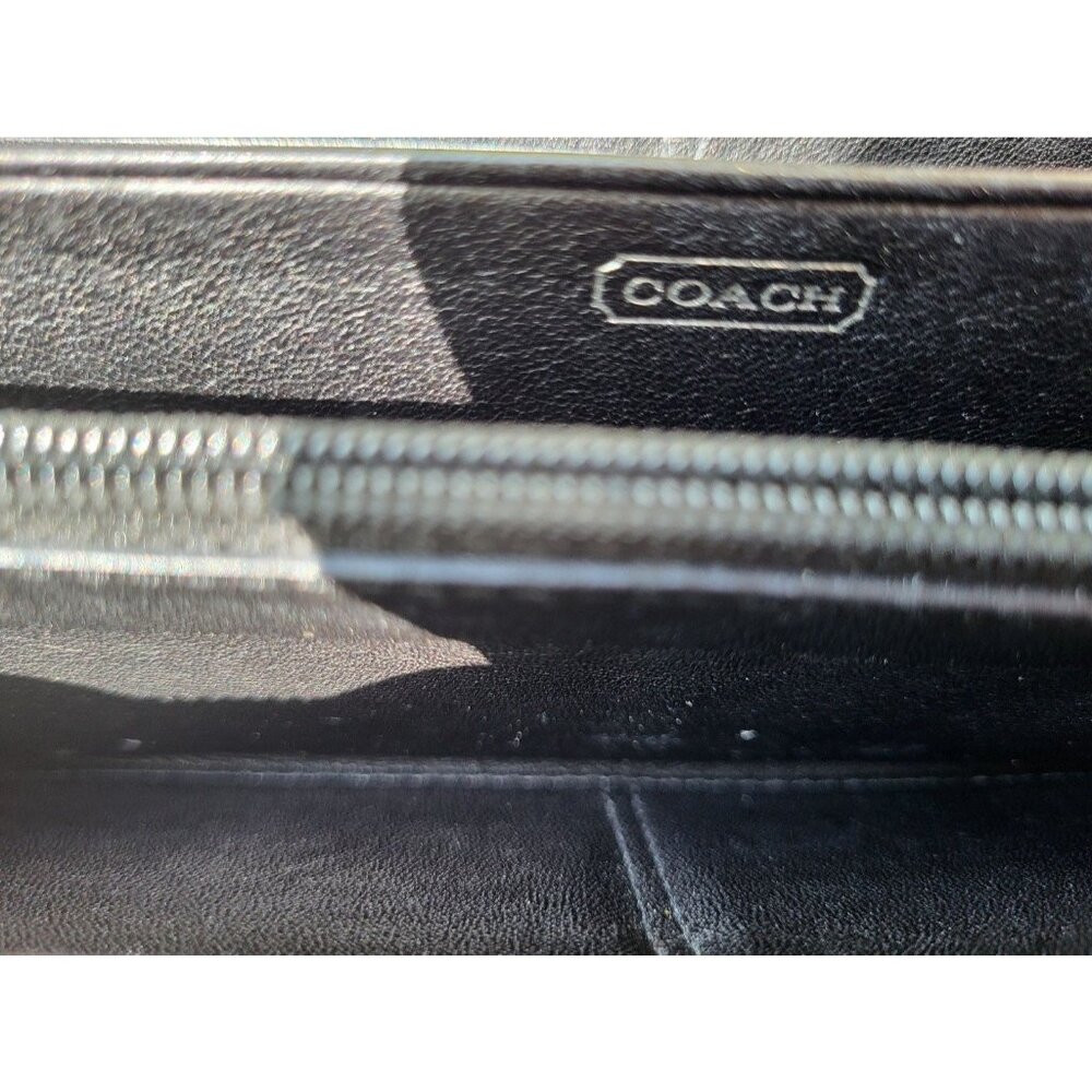 vintage black‎ Coach purse/ wallet combo - Picture 11 of 12